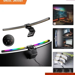 Curved Monitor Light Bar 15 RGB Backlight for 34